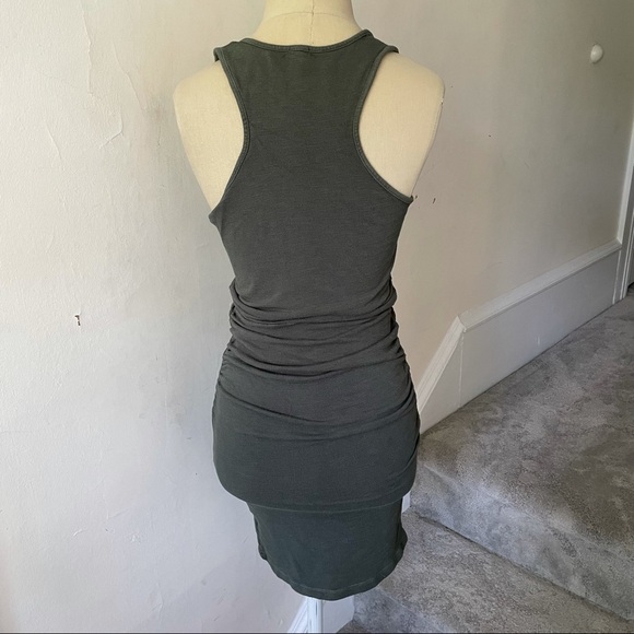 MONROW Evergreen Supersoft Tank Shirred Dress - Picture 8 of 11